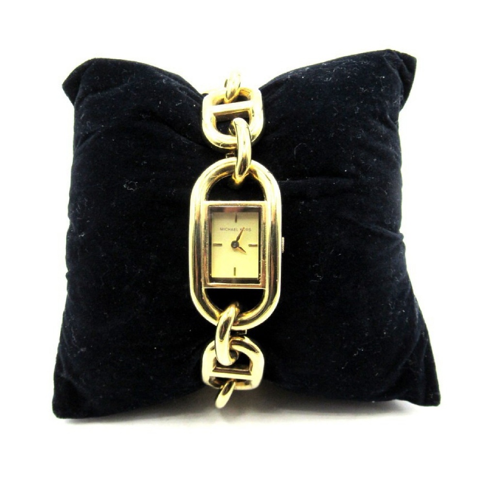 Michael Kors ~ MK 3116 Gold Tone Bracelet/Watch